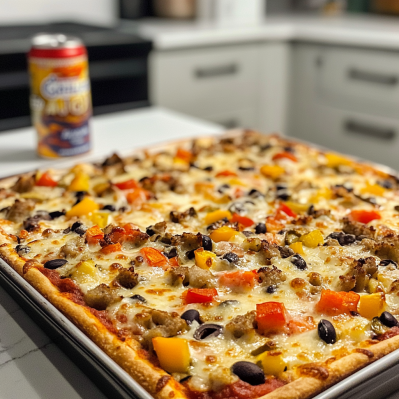 taarichtmarouane A photo of an American style pizza with lots o 118bce82 0977 4c18 b02f 81ee66731de8 ti