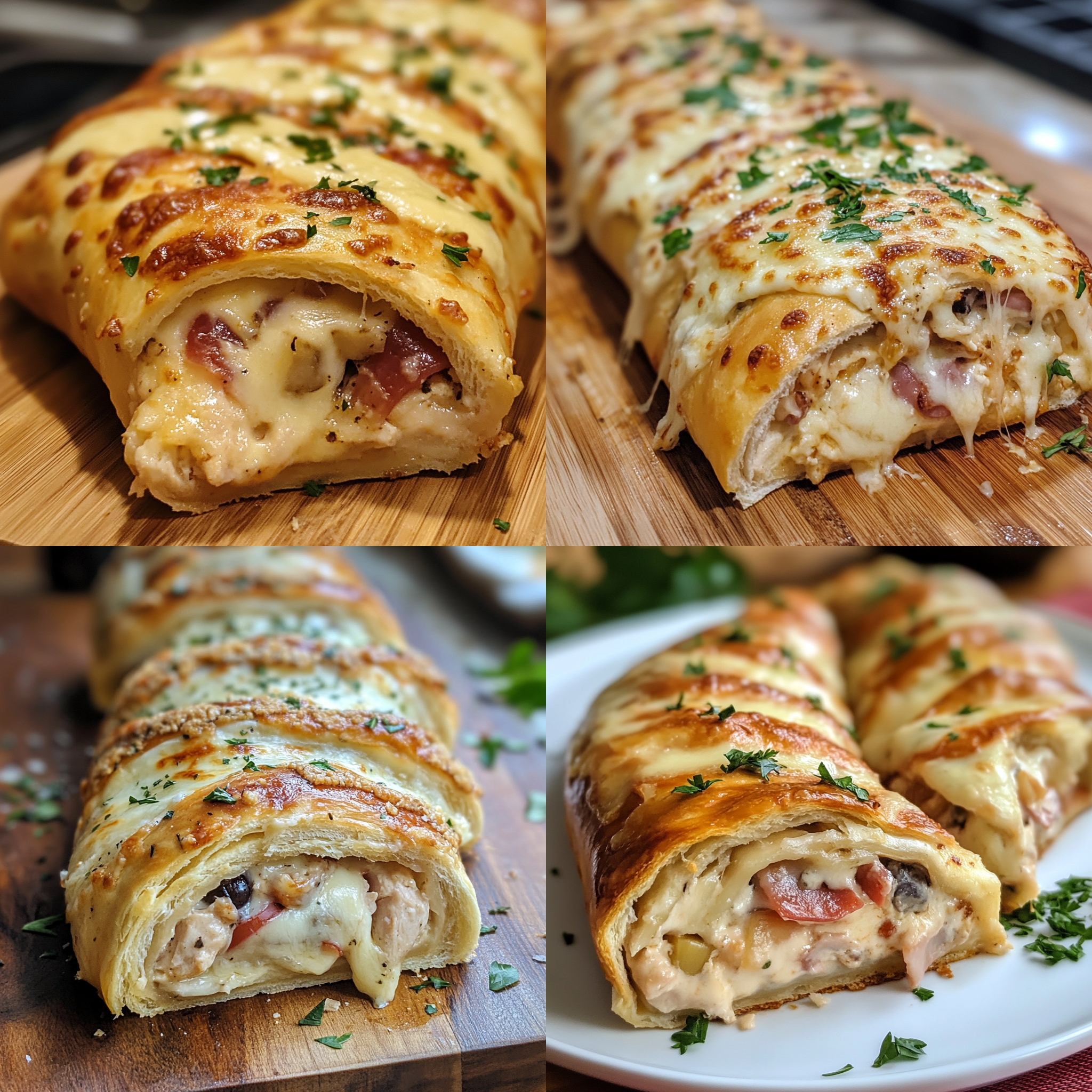 Chicken Cordon Bleu Stromboli: A Delicious Fusion of Two Classics