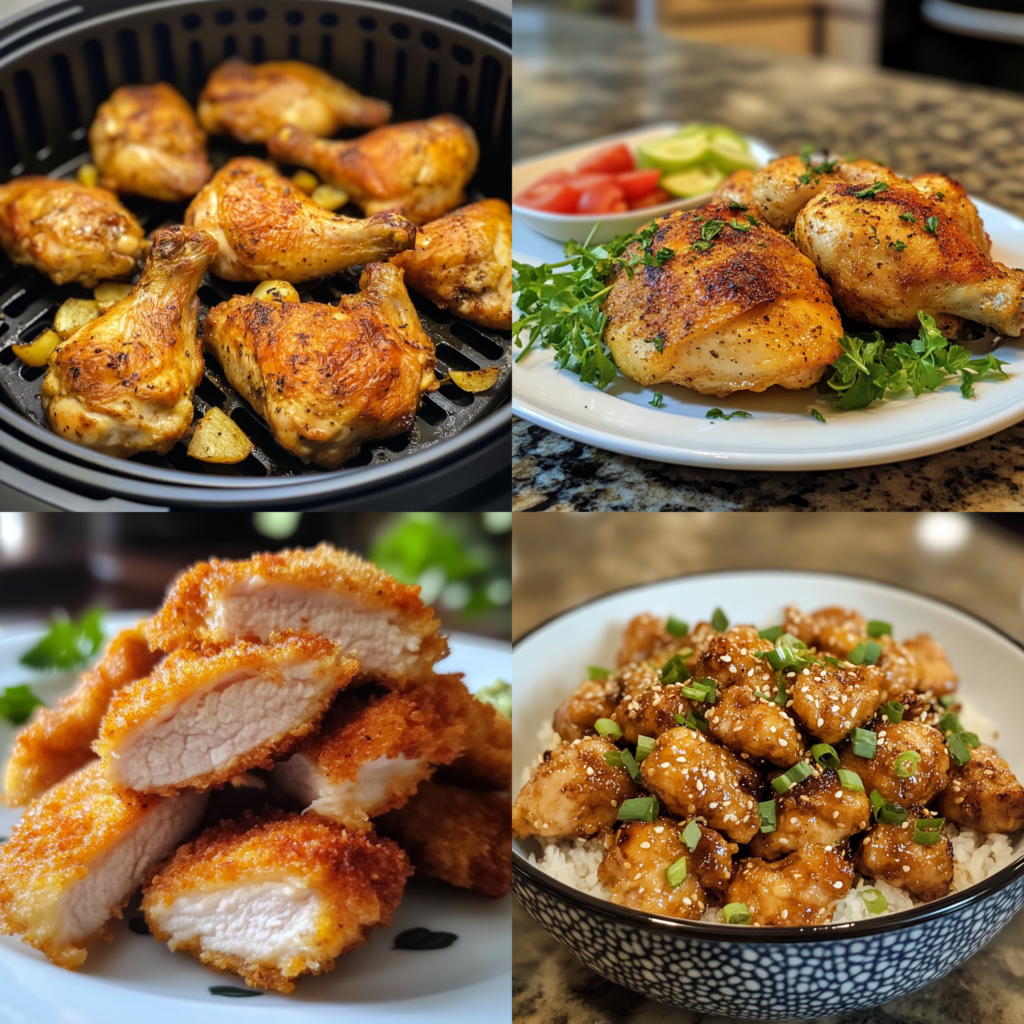 Crispy Air Fryer Golden Chicken Delight