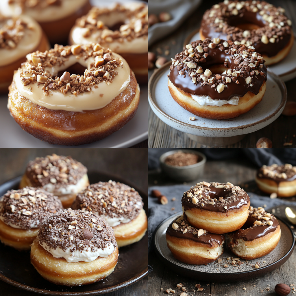 Hazelnut Cream-Filled Donuts Recipe