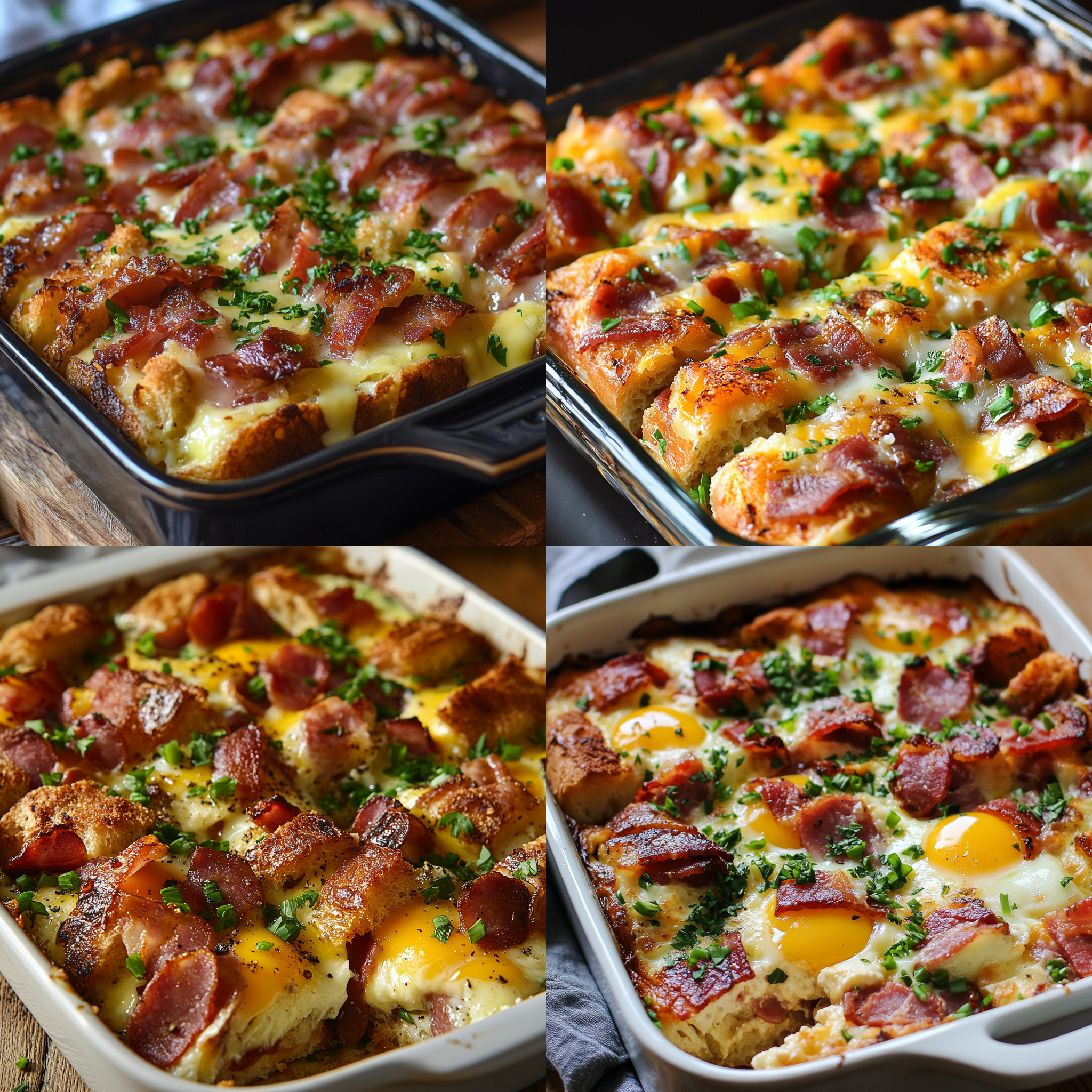 Cheesy Bacon and Sausage Breakfast Bake: A Crowd-Pleasing Favorite