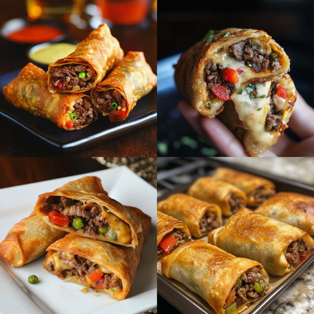 Philly Cheesesteak Egg Rolls Recipe – A Delicious Fusion Appetizer