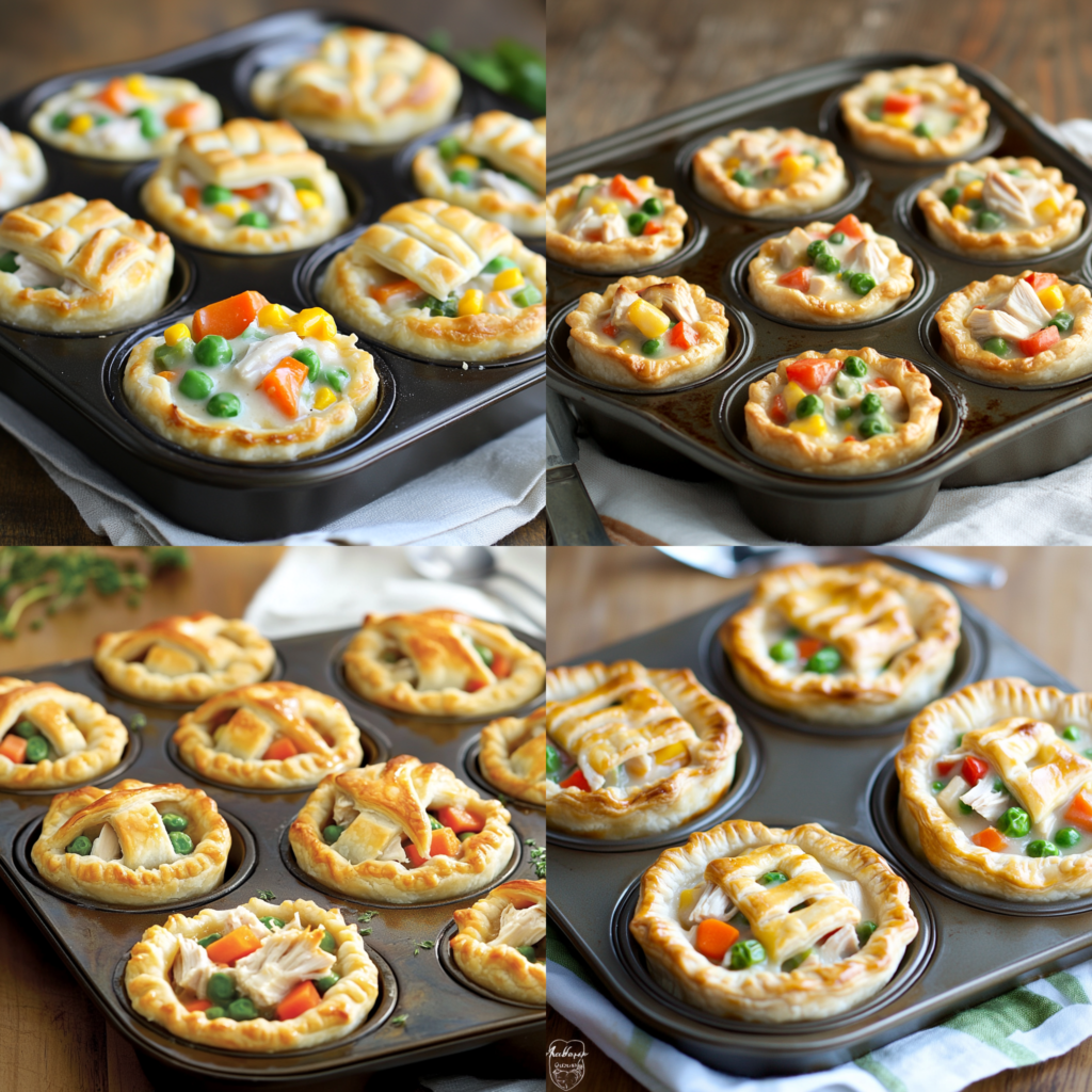 Mini Chicken Pot Pies Recipe: A Comforting Bite-Sized Treat