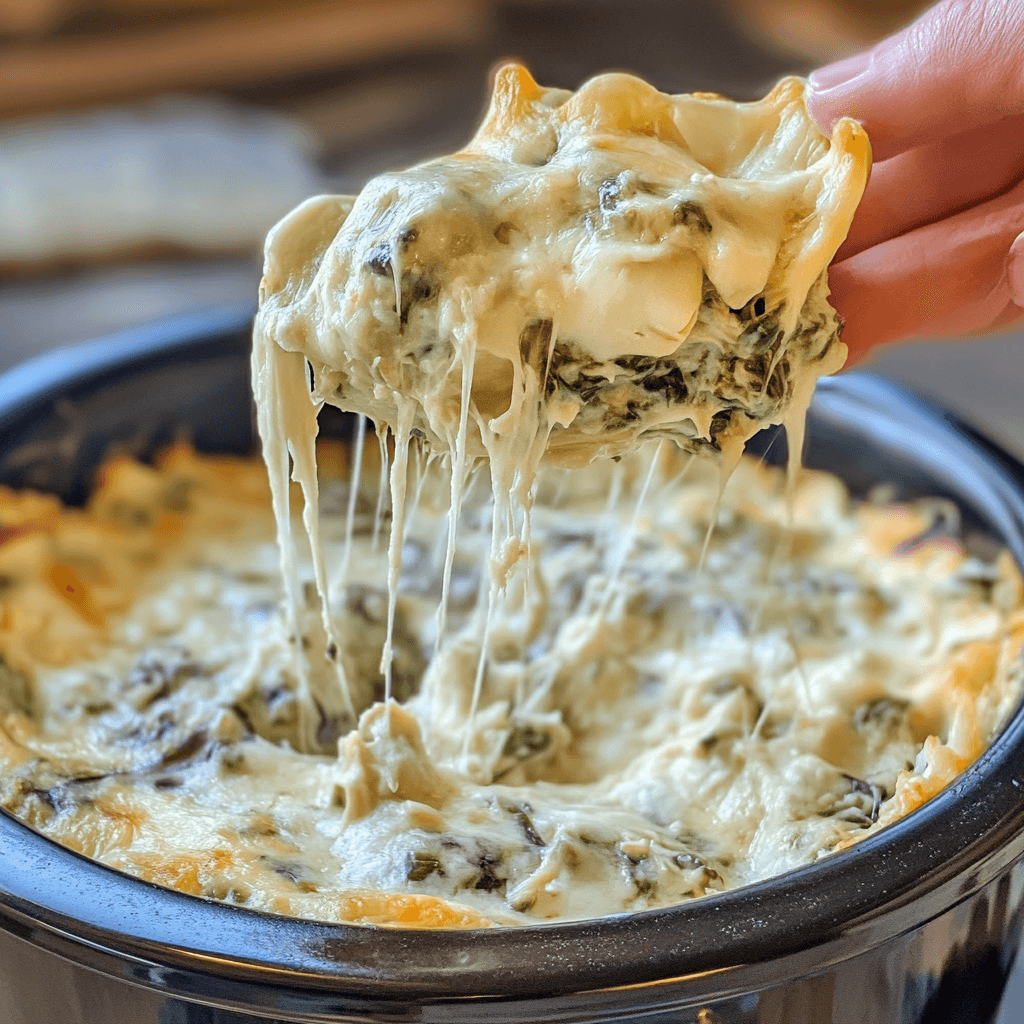 taarichtmarouane The Best Crockpot Spinach Artichoke Dip Recipe f1916d11 baf1 438d b7db 5f086e2036d11 ti