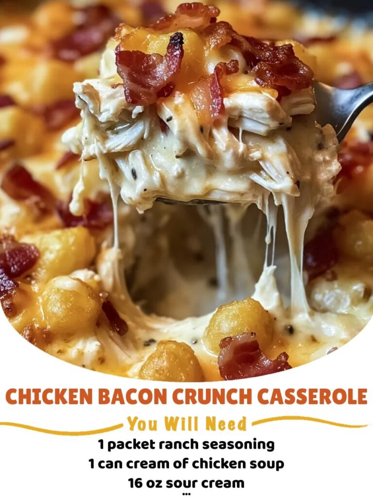 Chicken Bacon Crunch Casserole