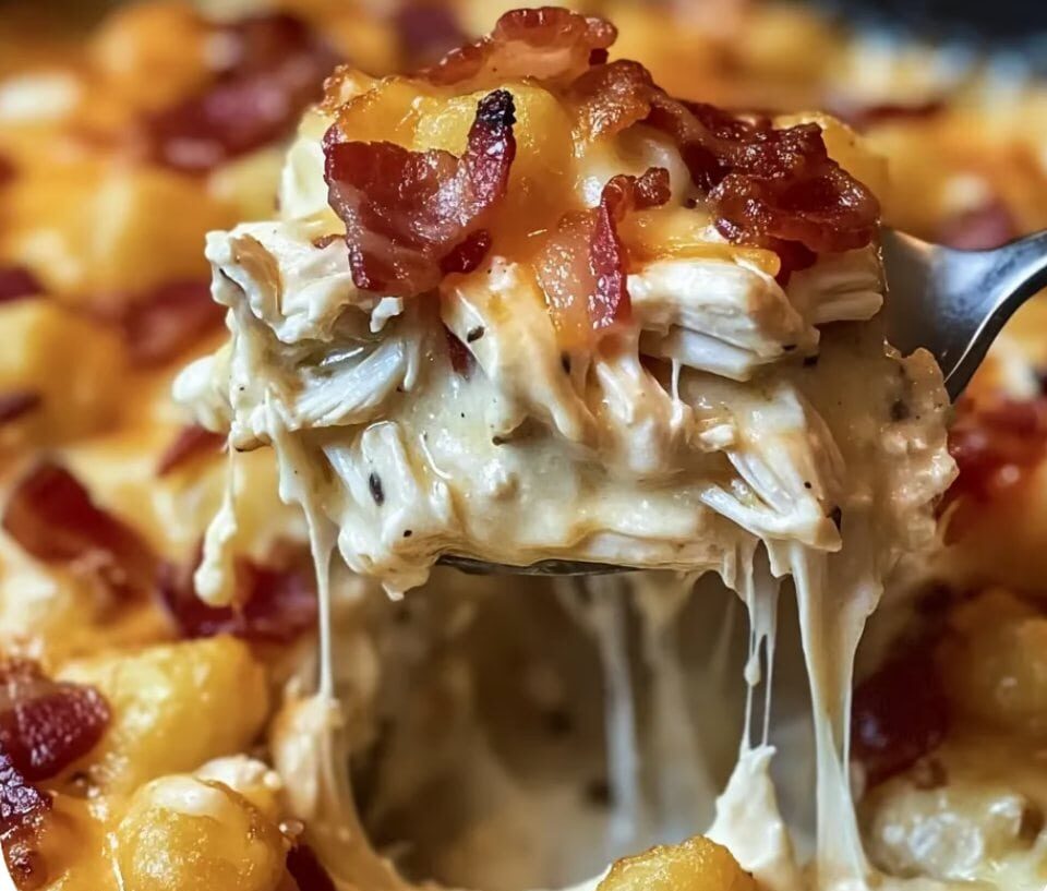 Chicken Bacon Crunch Casserole