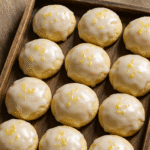 Italian Lemon Drop Cookies with Fresh Lemon Glaze