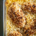 forgotten chicken creamy casserole dish